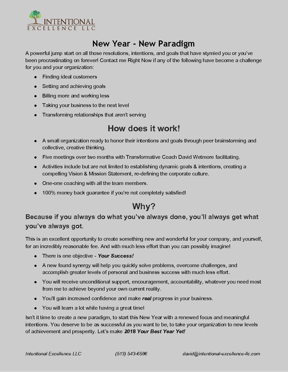 New Year - New Paradigm
